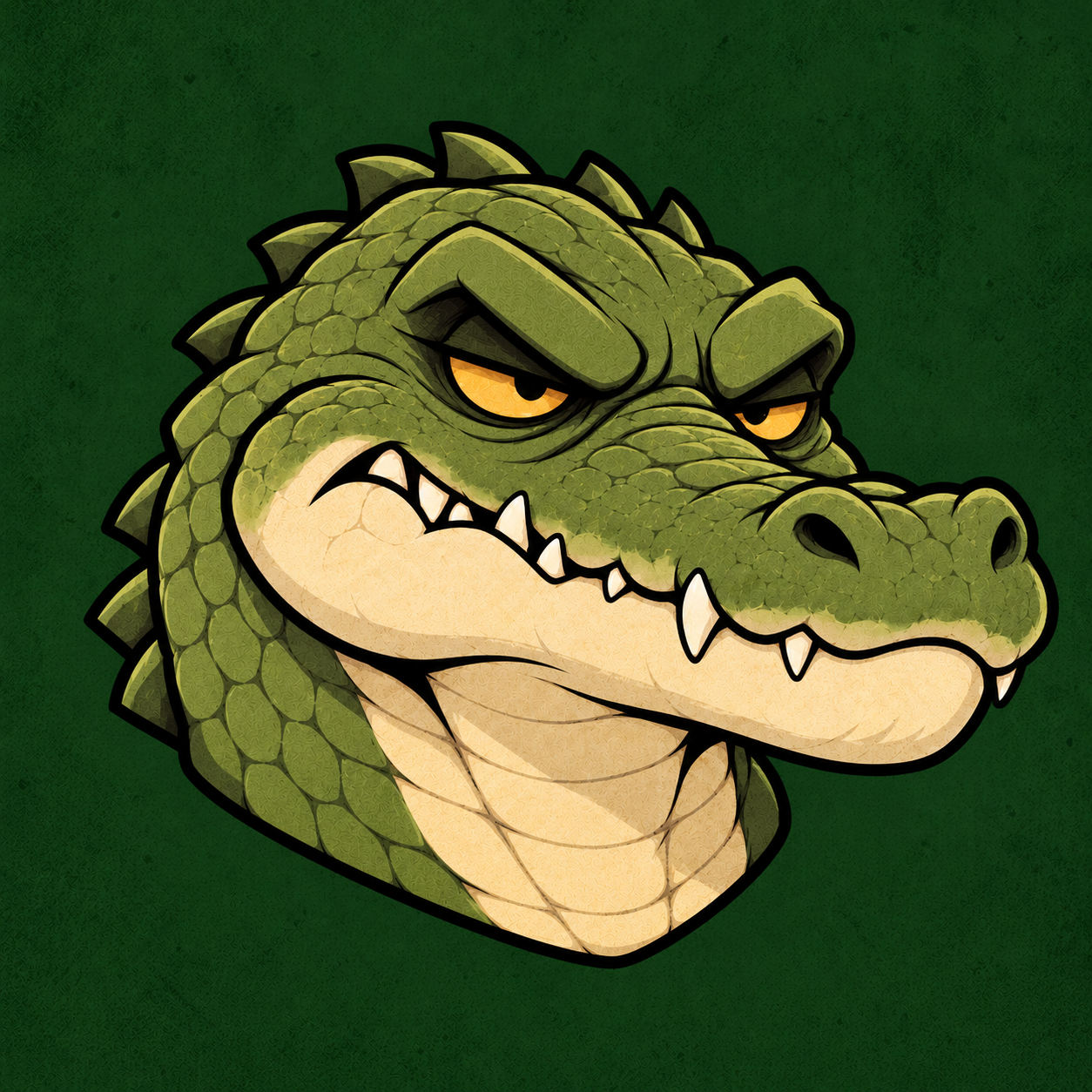 Angry Crocs mascot